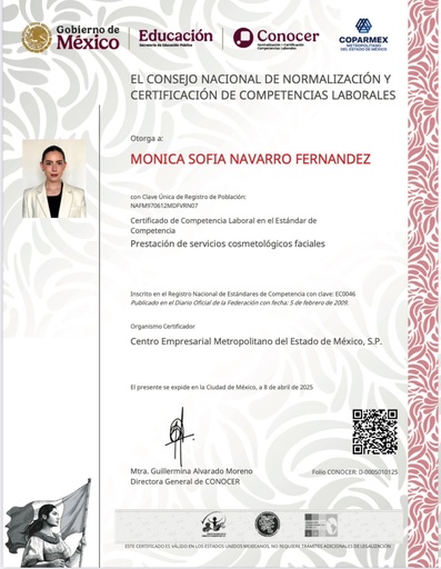 Evaluacion para certificacion "EC0046"